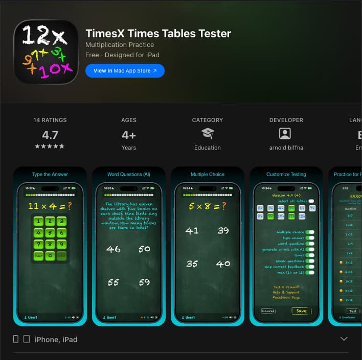 TimesX on App Store